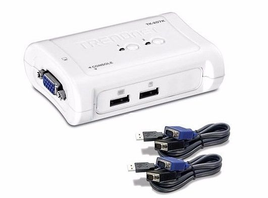 TK-207K - Chaveador KVM 2 Portas USB 2 Trendnet - Fink Tecnologia