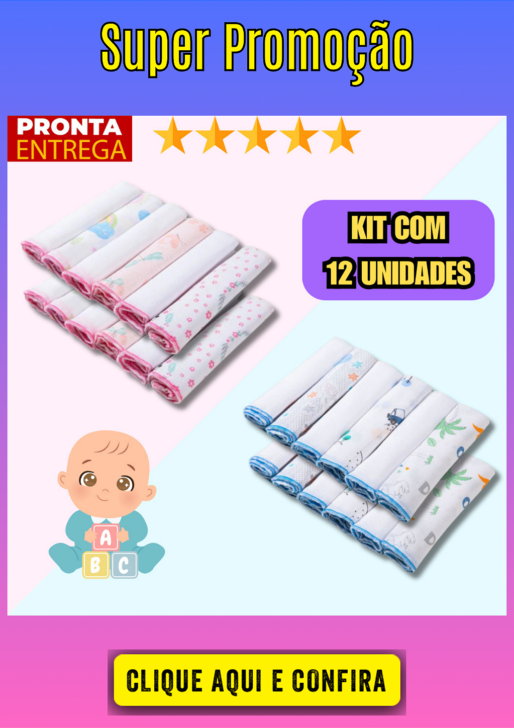 Fornecedores de roupas para bebe no atacado