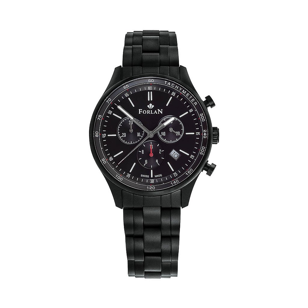 Relógio Forlan Fortis Couro Marrom Swiss Made - Forlan