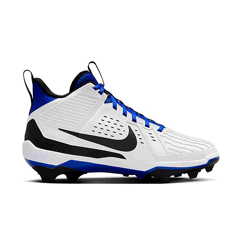 Chuteira de Futebol americano Nike Alpha Menace 4 Strong Branca e