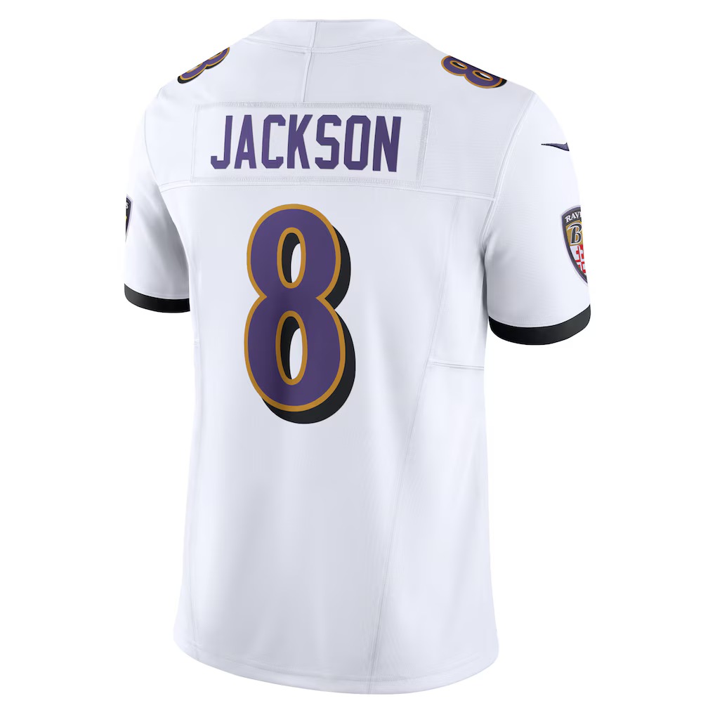 Jersey NFL Baltimore Ravens Lamar Jackson 8 Nike Masculina - MVP