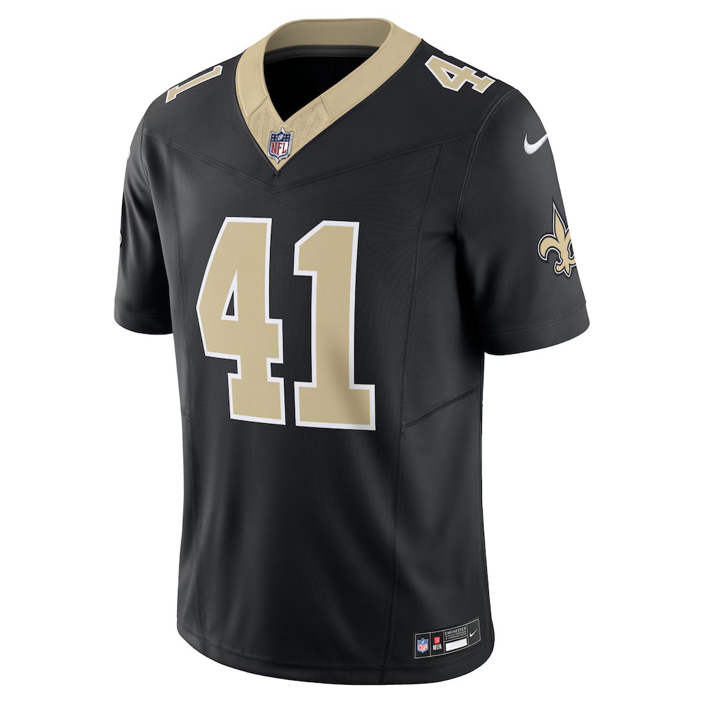 Jersey NFL New Orleans Saints Alvin Kamara 41 Nike Masculina - MVP