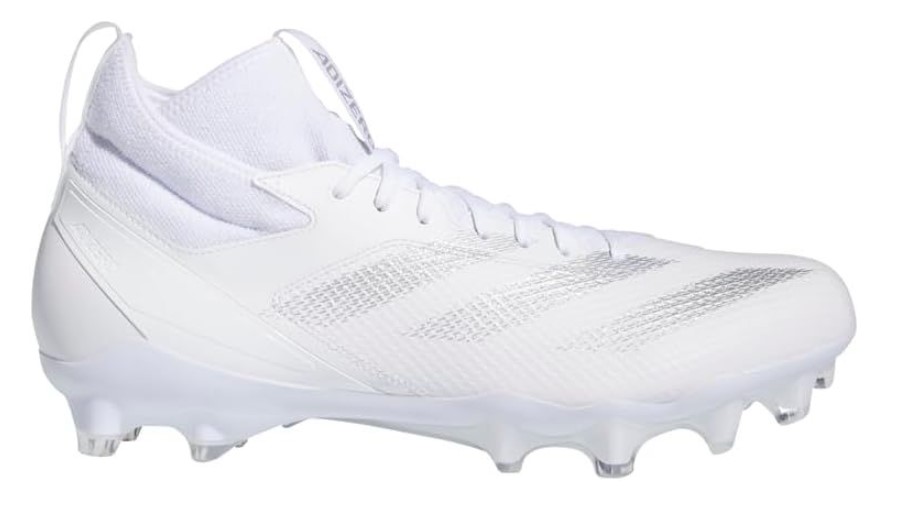Adizero Impact Cleats　WHT/SIL　27.5㎝　B Chuteira De Futebol Americano Adidas Adizero Impact Branca - MVP