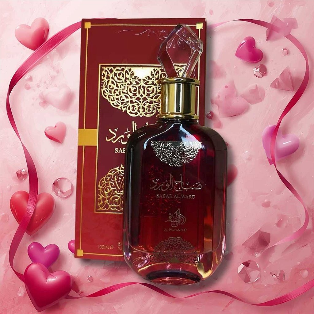 Perfume Árabe Sabah Al Ward Valentine Eau de Parfum Original