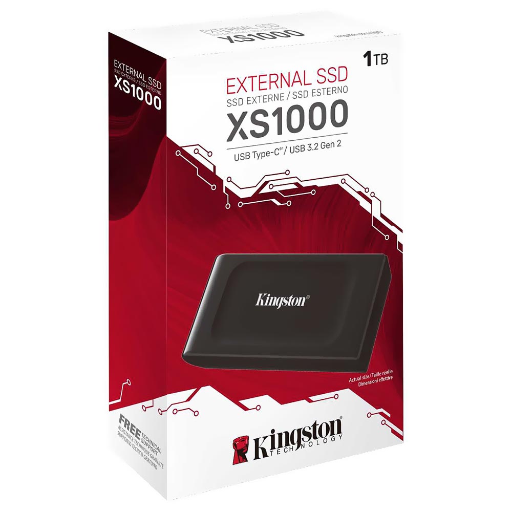 Kingston XS1000 1TB 外付けSSD 13個セット SSD Externo Kingston 1TB Portatil XS1000 - Preto (SXS1000/1000G