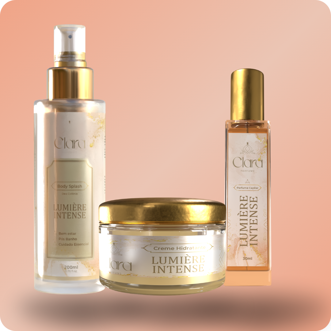 Kit Cheiro de Boletos Pagos - Lumière Intense Clara Parfums