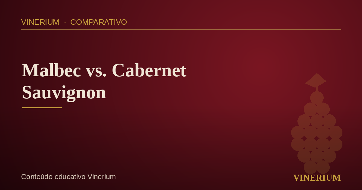 Comparação entre Malbec e Cabernet Sauvignon