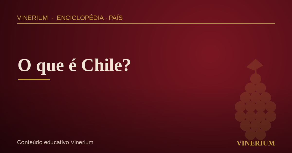 O que é Chile?