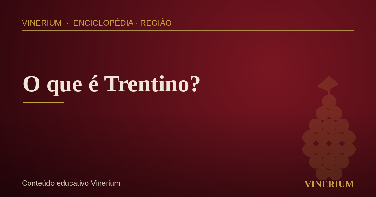 Vinhedos alpinos na região de Trentino, norte da Itália