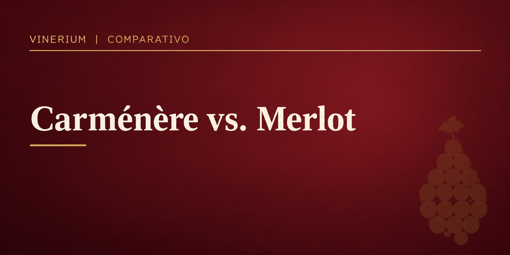 Capa do artigo Carménère vs. Merlot