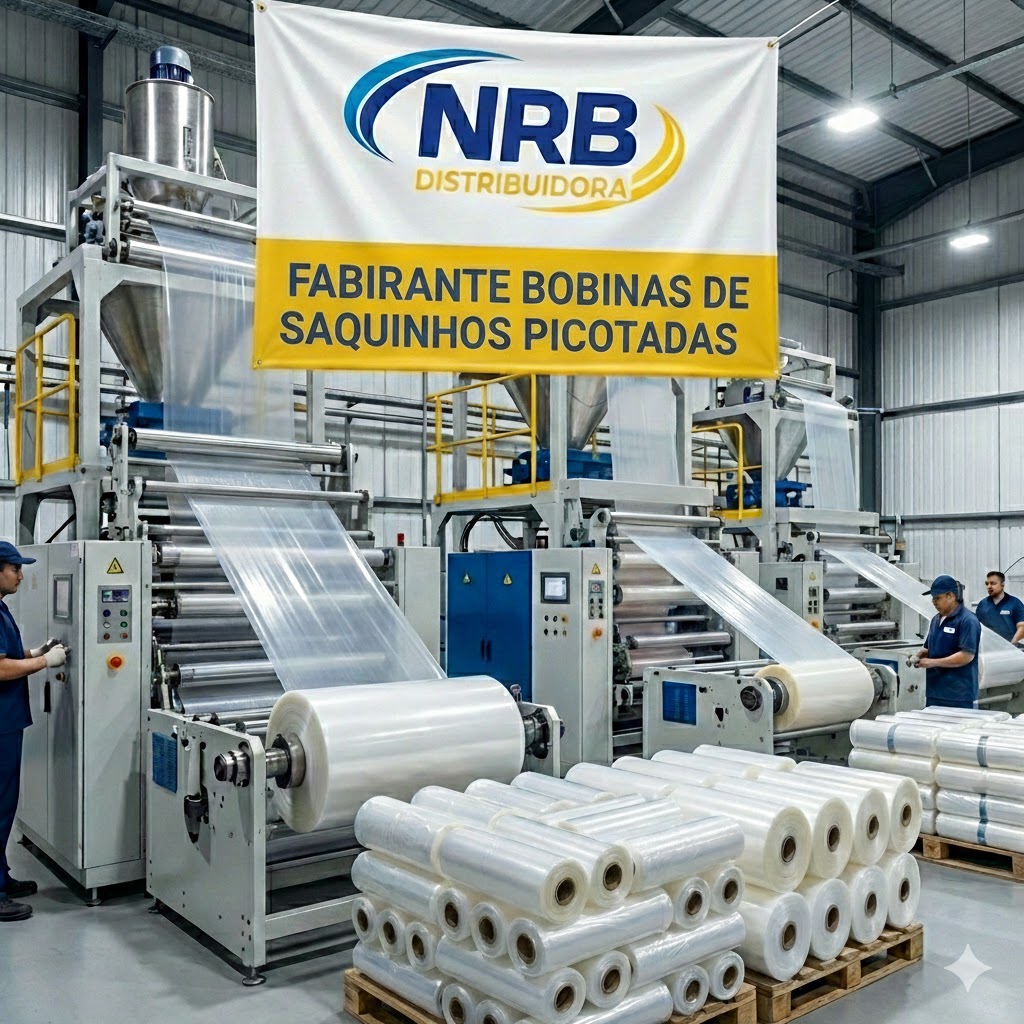 Bobinas de Saquinhos Picotadas em Centro