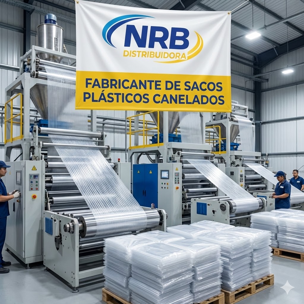 Fabricante Sacos Plásticos Canelados em Centro