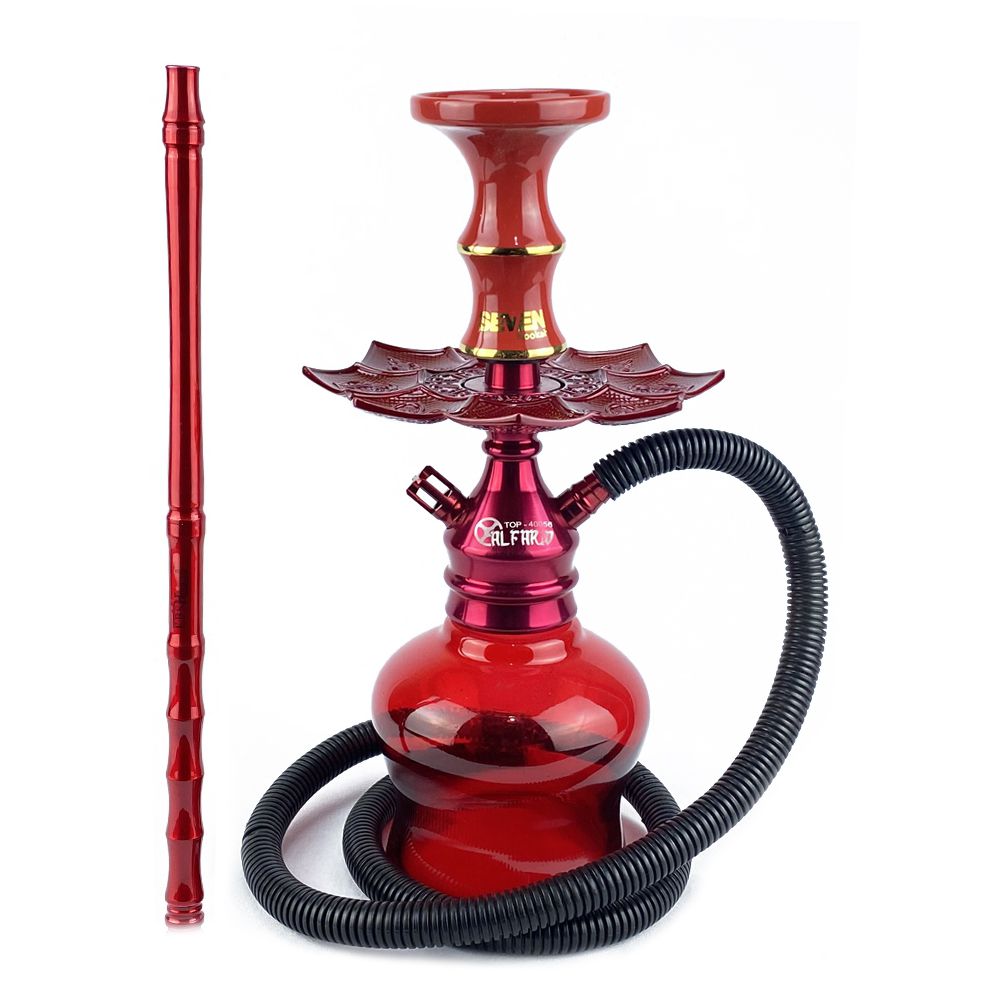 Kit Narguile Completo Al Farid Top - Vermelho KIT597 - Zagabria