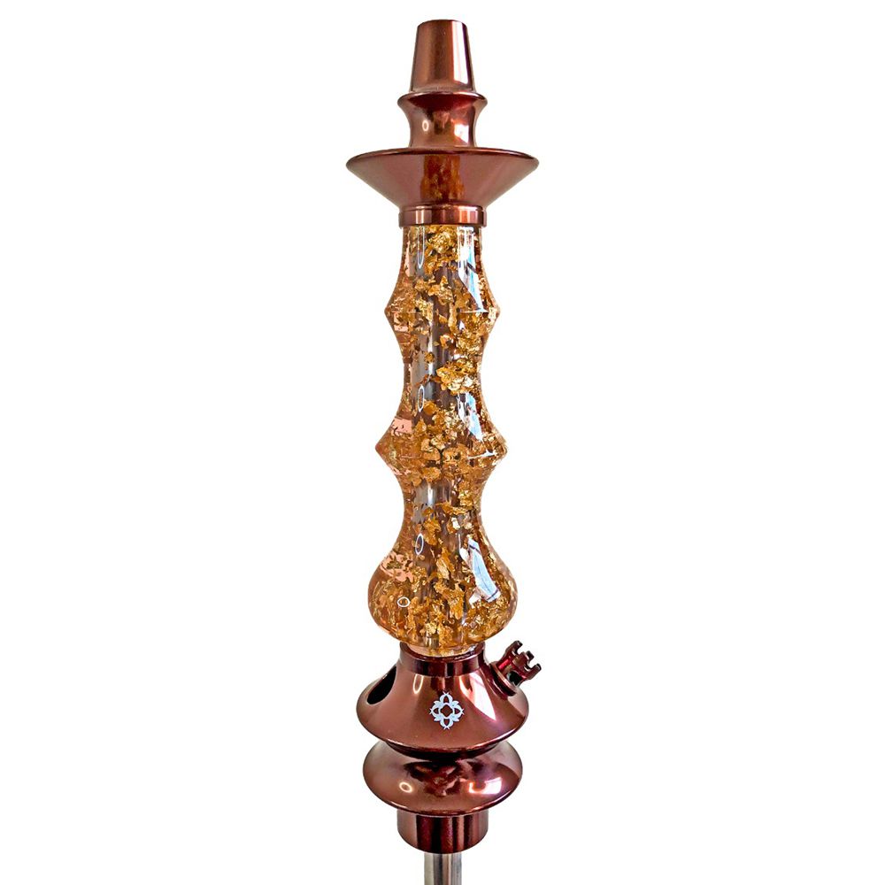 洋楽 Brown Pride Volume One Stem Narguile Amazon Hookah Pride Cartier - Bronze/Safira Brown