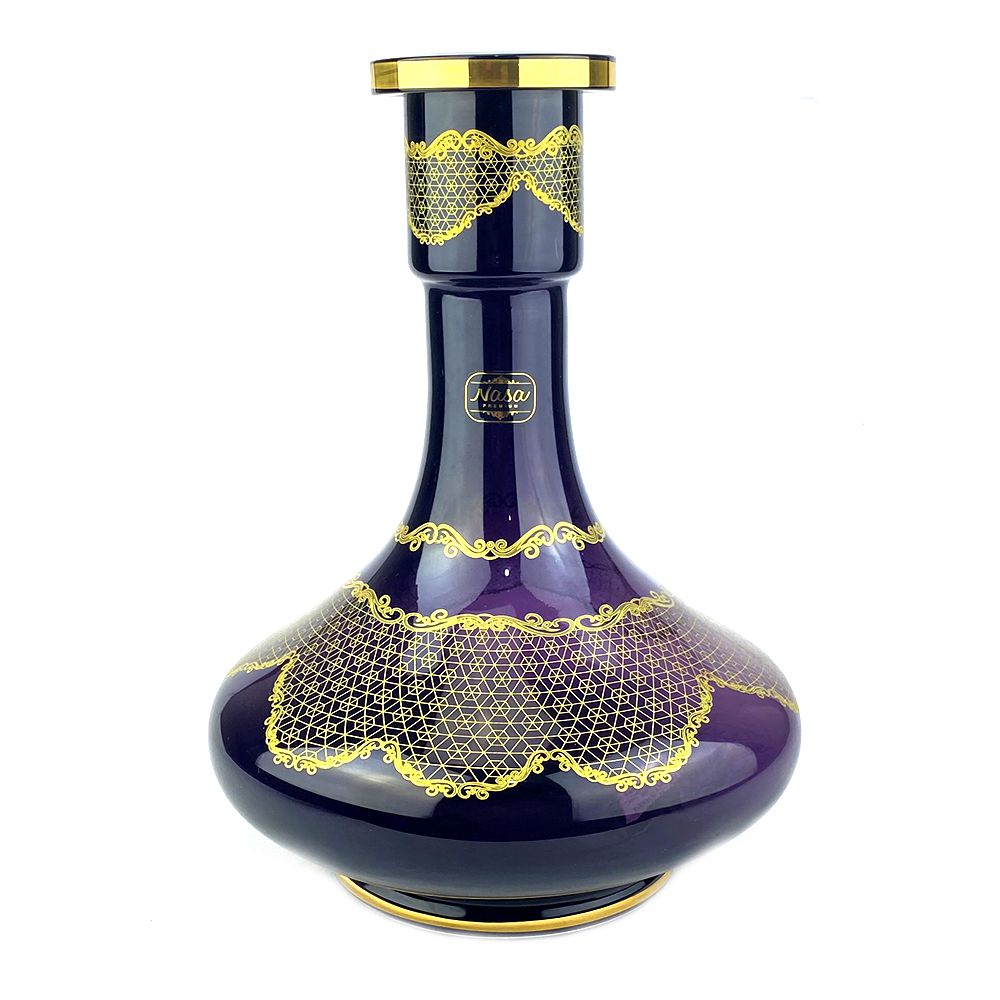 Vaso Nasa Turk Genie 30CM NA08 - Roxo - Zagabria Hookah - Narguile