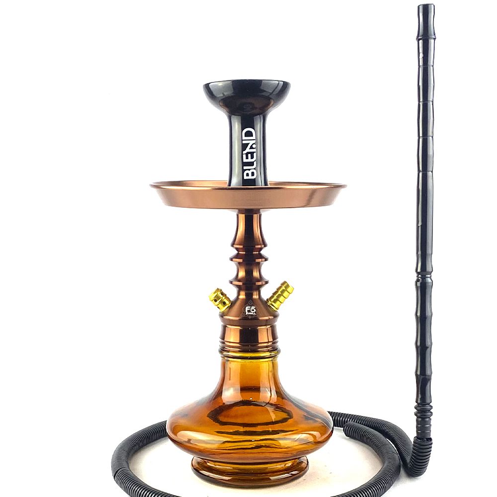 Kit Narguile Completo Invictus Small F5 - Cobre/Dourado KIT7918