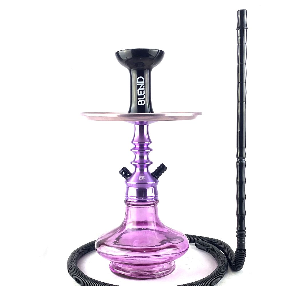 Kit Narguile Completo Invictus Small F5 - Lilás/Preto KIT789