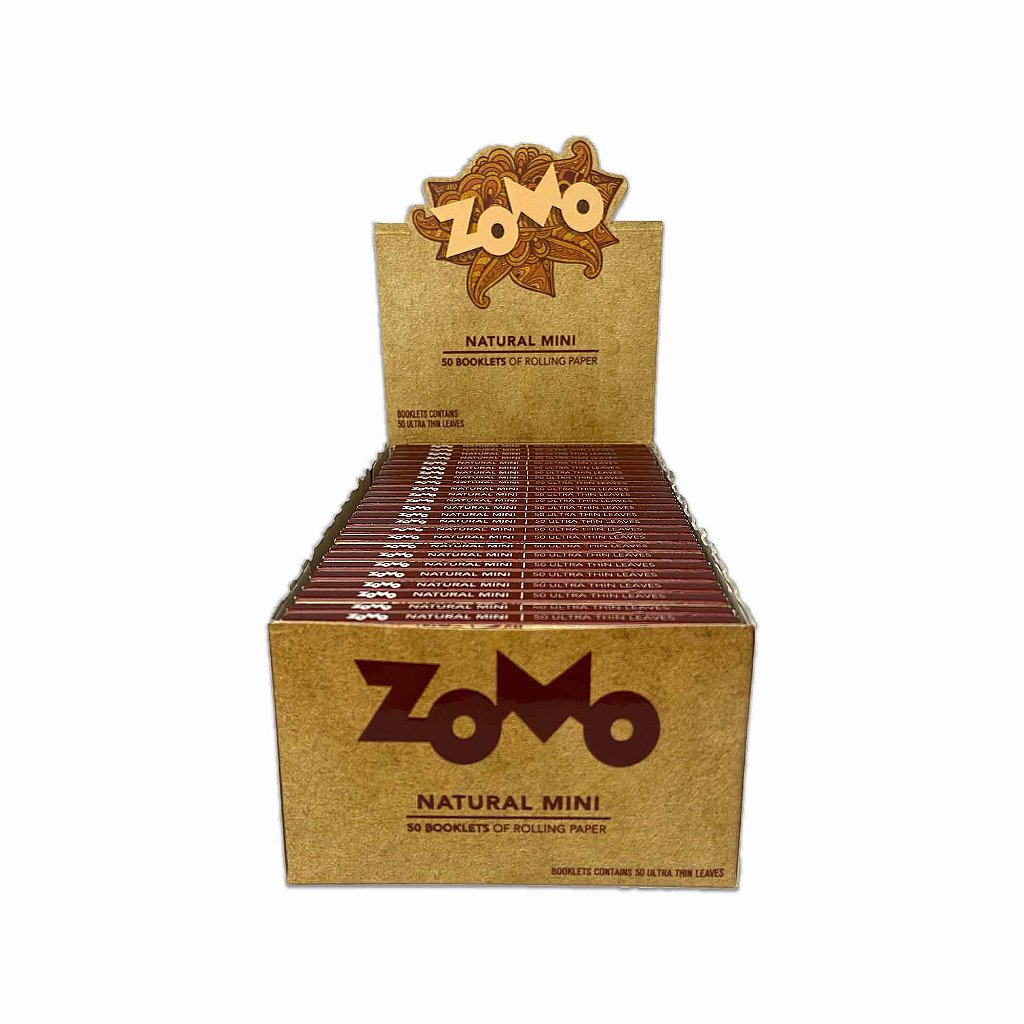 Seda Zomo Natural Mini (Caixa com 50 livretos de 50 folhas