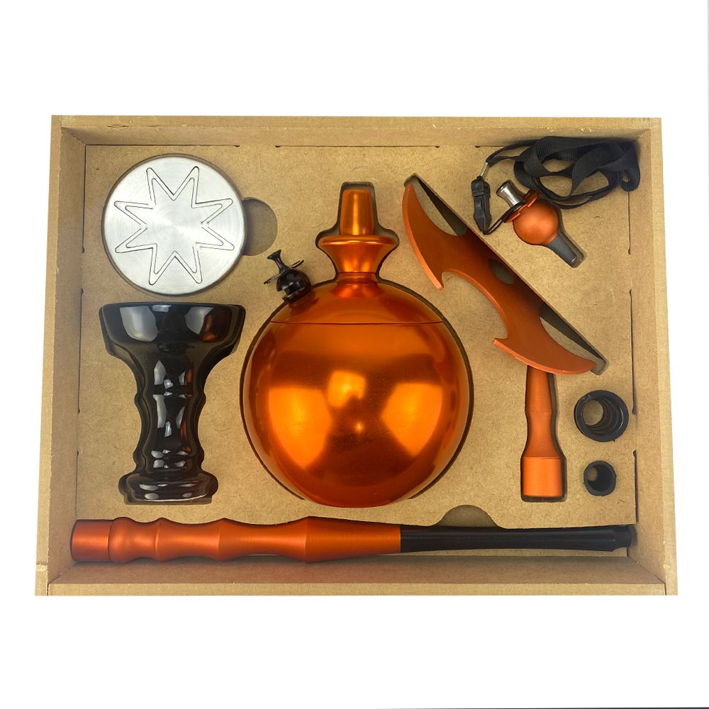 Narguile LittleSorr 3 Furos Lote 8 - Orange Shine - Zagabria