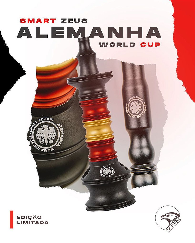 Stem Narguile Zeus New Smart - World Cup 2022 Alemanha - Zagabria