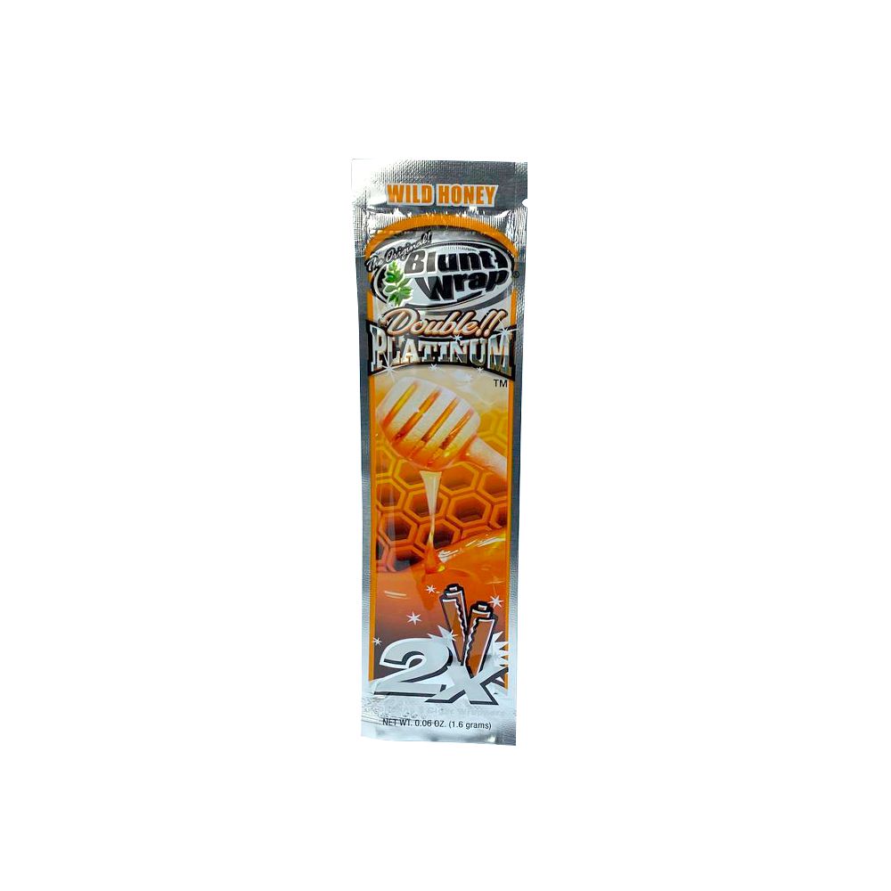 Seda Blunt Wrap Double Platinium (Pacotes Com 2 Un) - Wild Honey