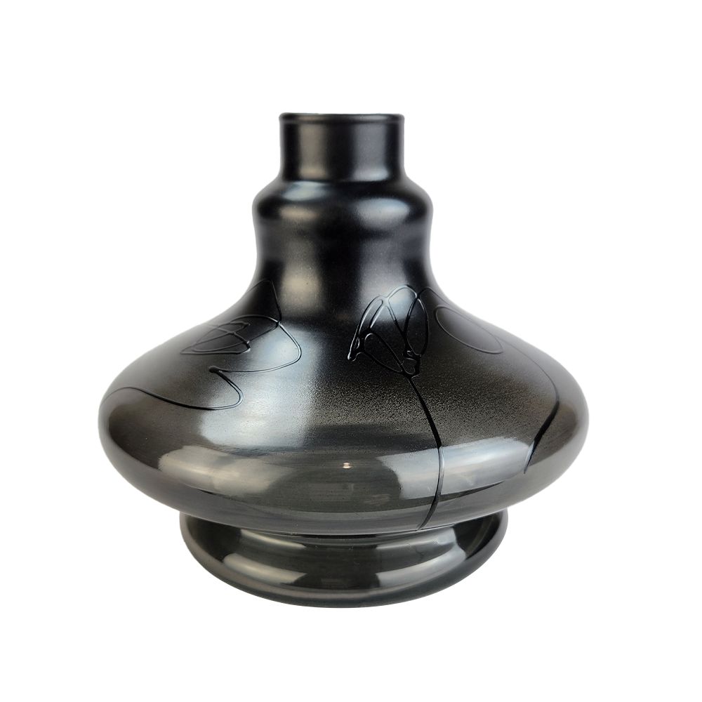 Vaso ZH Mini New Aladim 2 Abstrato - Preto Fosco - Zagabria Hookah