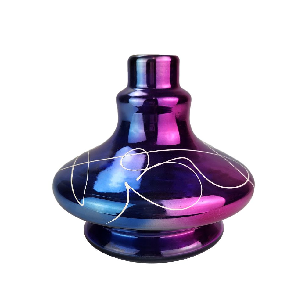 Vaso ZH Mini New Aladim 2 Abstrato Metálico - Camaleão 2