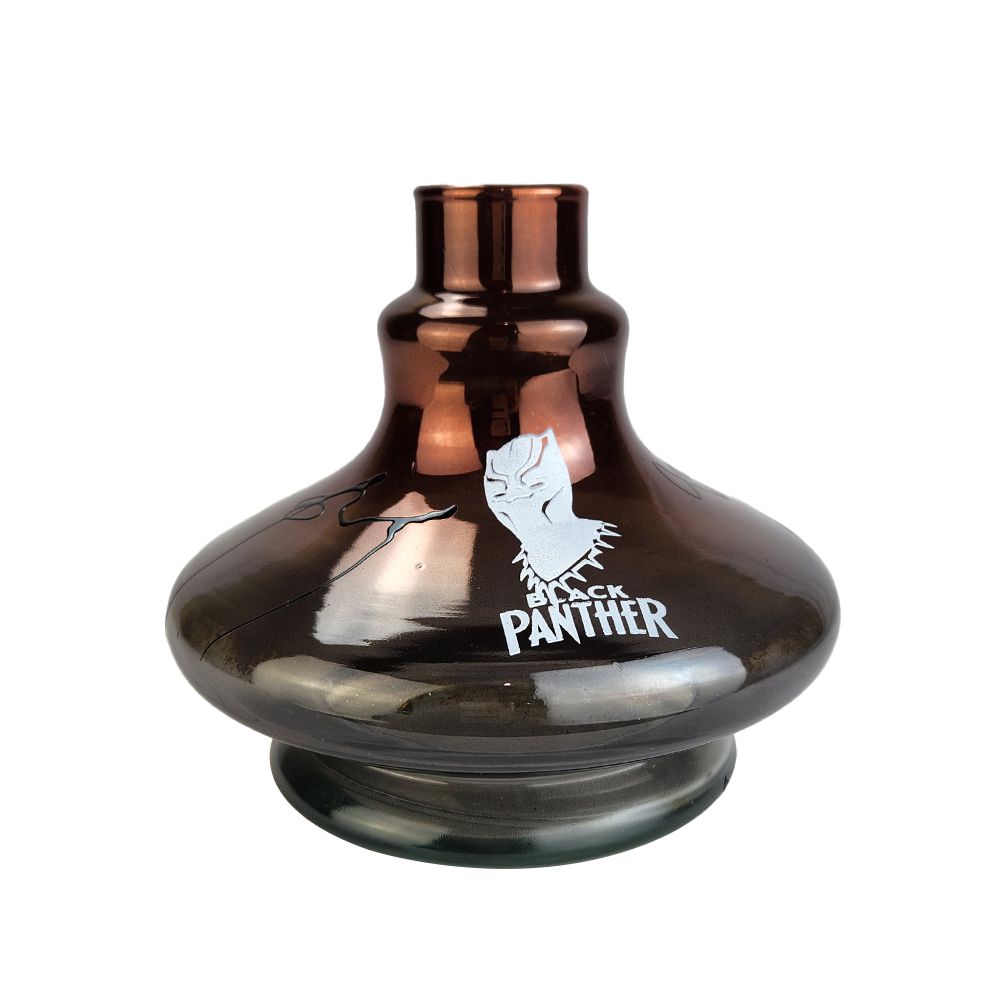 Vaso ZH Mini New Aladim 2 Heróis - Pantera Negra Cobre/Preto