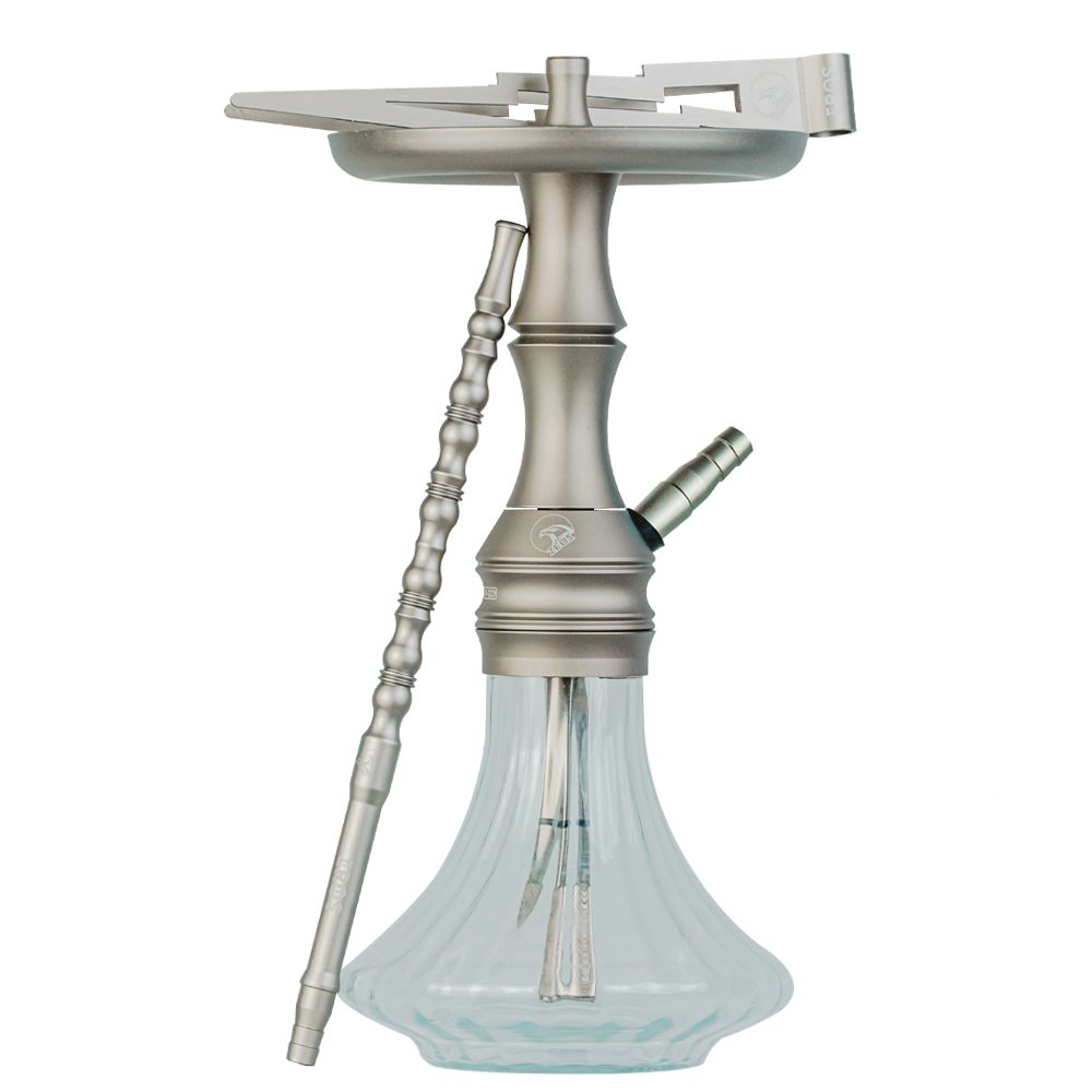 Narguile Completo Zeus Eros - Titanium Fosco/Clear - Zagabria