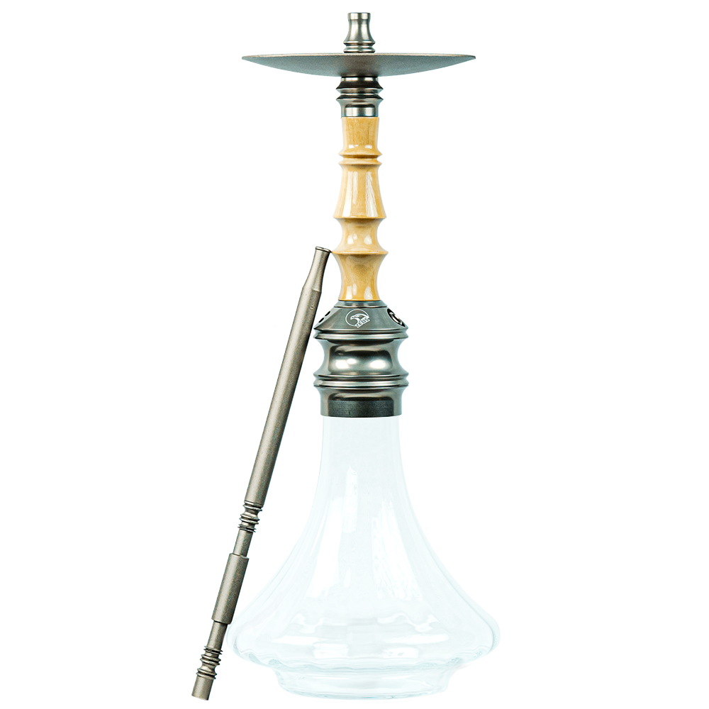 Narguile Completo Zeus Zyon - Titanium Fosco /Claro/Clear