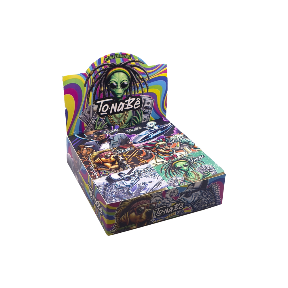 Bloco De Piteira Tonabê Extra Large (24 Blocos Com 45 Folhas