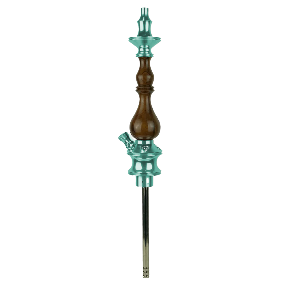 Stem Narguile Zeus New Edition 2 Respiros - Verde Água/Imbuia