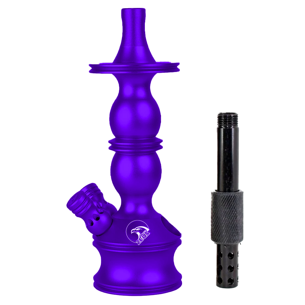 Stem Narguile Zeus Single 2 Respiros - Roxo Fosco - Zagabria