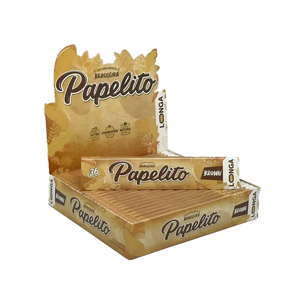 Seda Papelito Brown Longa (25 Livretos C/36 Folhas) - Zagabria
