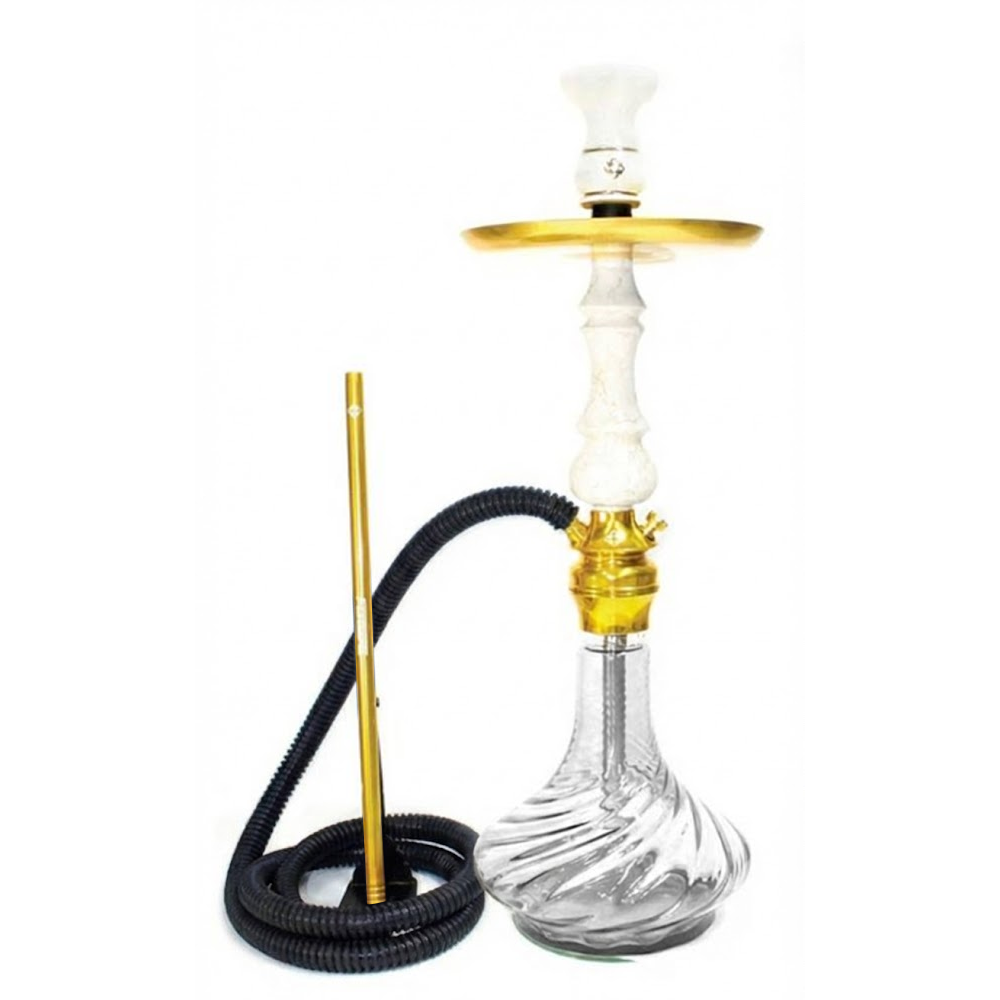 Narguile Amazon Hookah Future - Gold/Boticino/Twist Clear