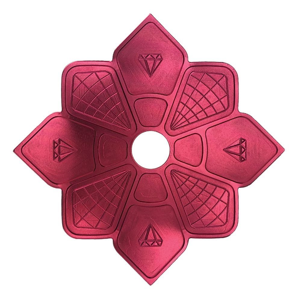 Prato Diamond Hookah - Vermelho - Zagabria Hookah - Narguile