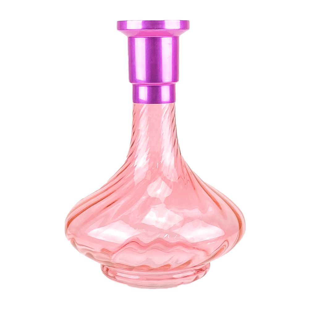 Vaso ZH Genie 30cm Rigado - Rosa/Rosa - Zagabria Hookah - Narguile Vaso ZH Genie 30cm Rigado - Rosa/Rosa - Zagabria Hookah - Narguile