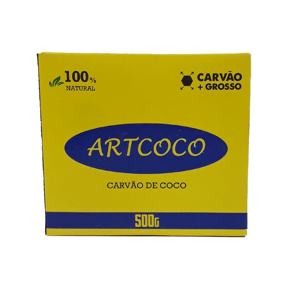 Carvão Artcoco Grosso (Importado) - 500g - Zagabria Hookah