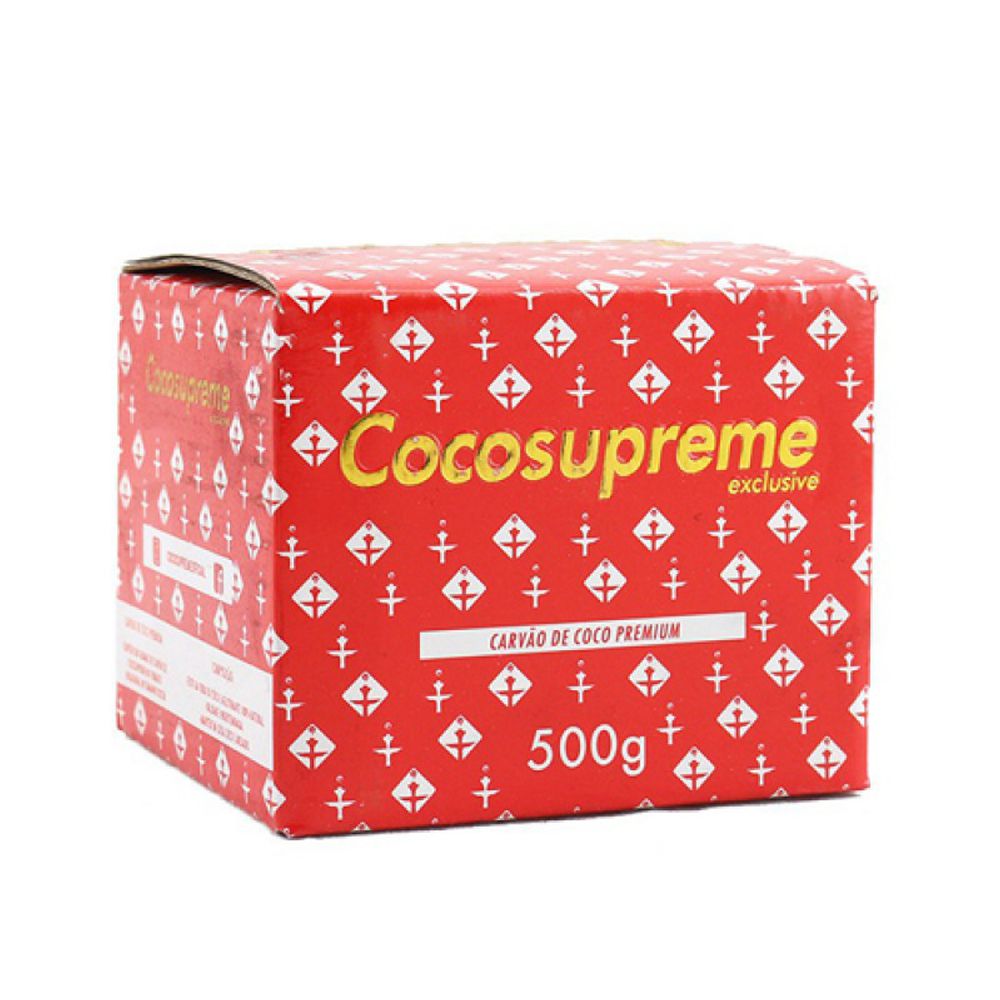 Carvão Coco Supreme 500g - Zagabria Hookah - Narguile, Arguile
