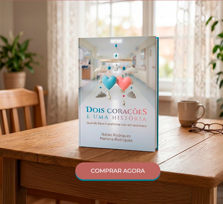 Livro Dois Corações e Uma História sobre a mesa — Comprar agora