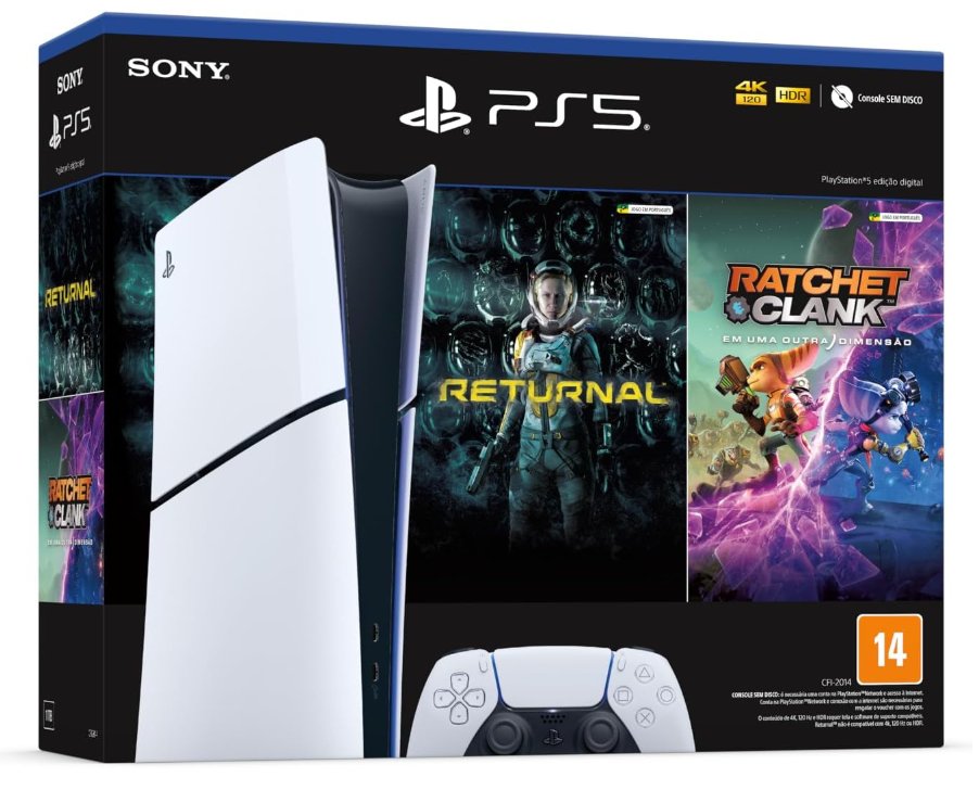 PlayStation®5 Slim Edição Digital com 2 Jogos