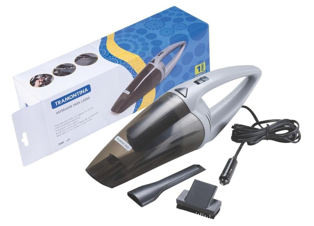 Tramontina Aspirador Para Carro 12v, Potencia 70w