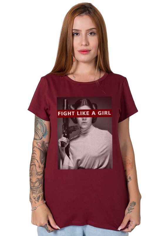 Camiseta fight like a girl deals