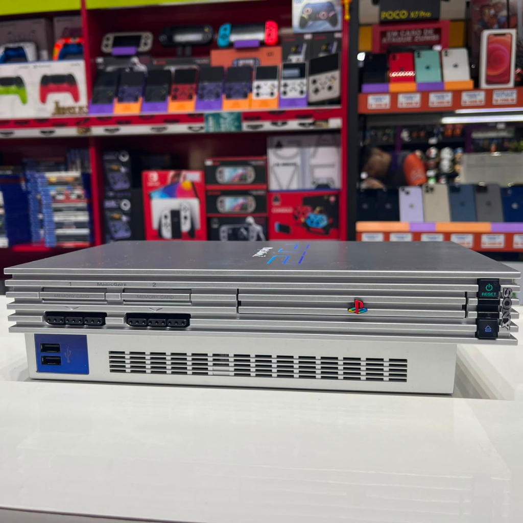 PlayStation 2 Fat Silver SCPH-39000 S Na Caixa Original – Console