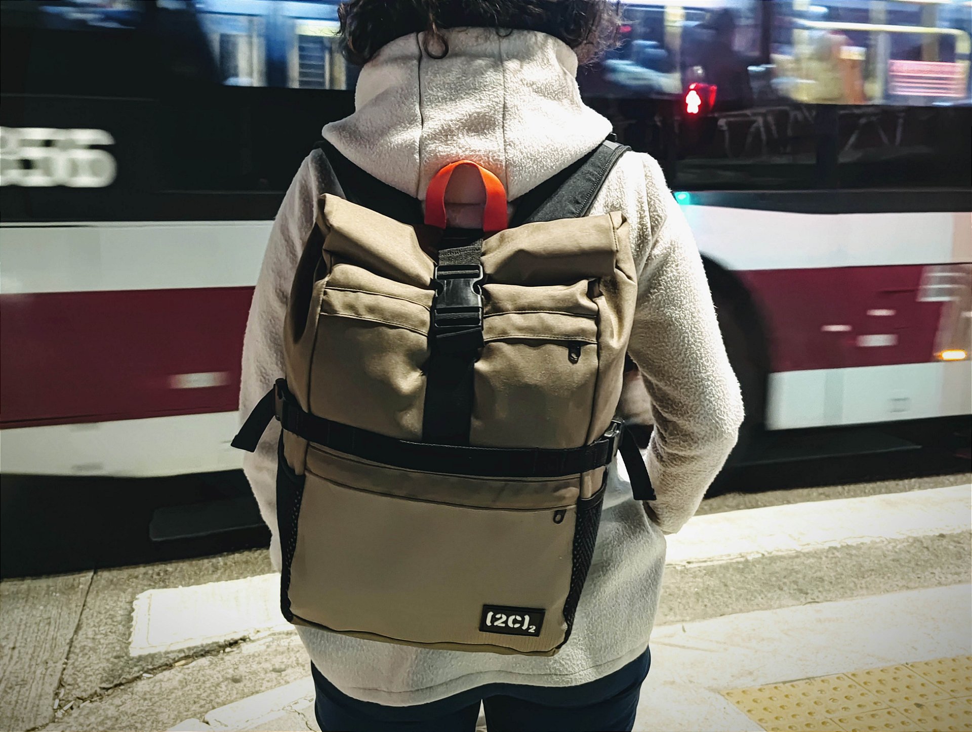mochila rolltop anti furto