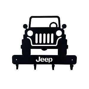 Porta Chaves De Parede Jeep em Ferro