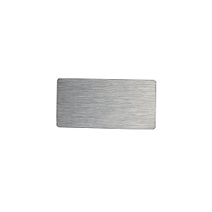 Base para Crachá em Aço Inox Escovado com Imã