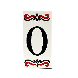 Número 0 Para Casa Em Cerâmica Espanha