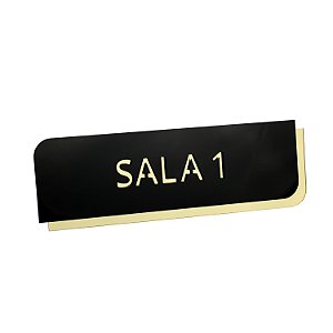Placa Para Sinalização ou Identificação De Salas Comerciais