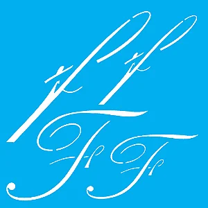 Stencil Manuscrito F - 14x14cm